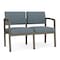 Lesro Lenox 2 Seat Tandem Seating W/ No Center Arm, 43.5 in W 24.5 in L 32 in H LS2101 - alternate 1